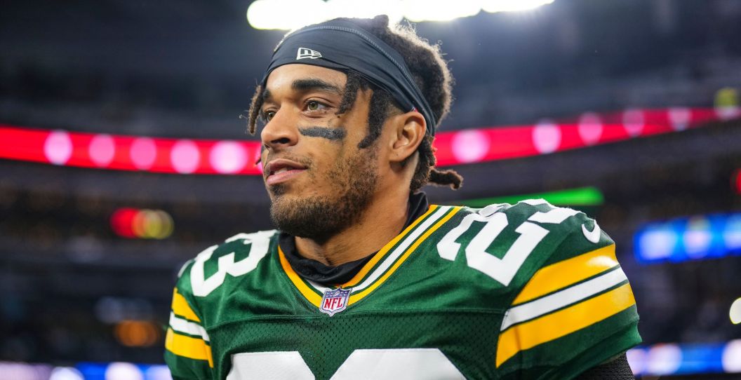 Jaire Alexanders smiles with the Packers.