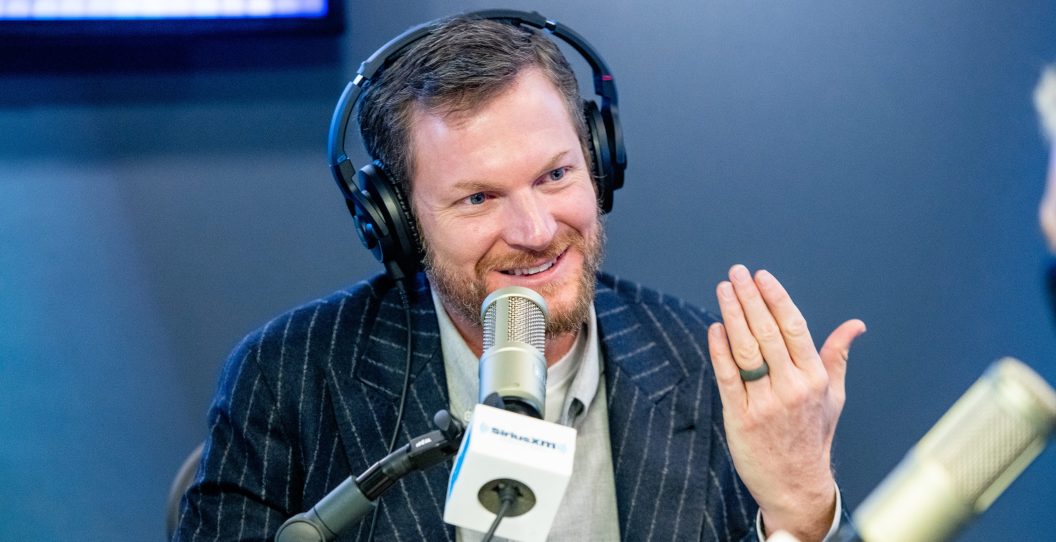 NEW YORK, NY - OCTOBER 17: Dale Earnhardt Jr. visits the Andy Cohen Show to discuss his book book "Racing To The Finish: My Story" on Radio Andy at SiriusXM Studios on October 17, 2018 in New York City.