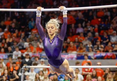 Olivia Dunne?s Near-Perfect Routine Helps LSU Make History