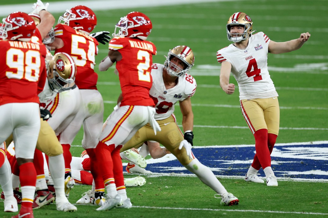 49ers Kicker Jake Moody Sets Super Bowl Record vs. Chiefs