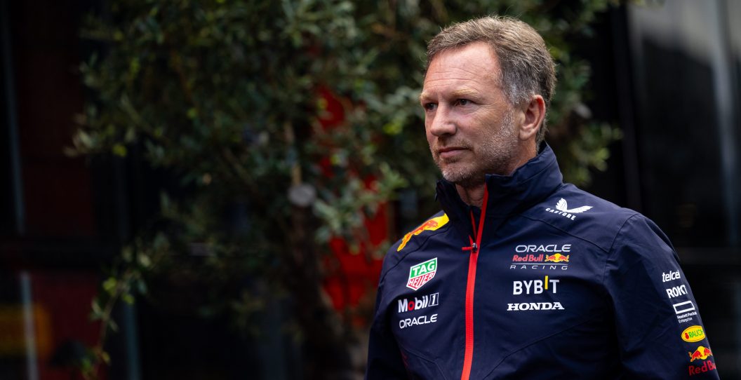 ZANDVOORT, NETHERLANDS - AUGUST 26: Red Bull Racing team principal Christian Horner in the paddock during qualifying ahead of the F1 Grand Prix of The Netherlands at Circuit Zandvoort on August 26, 2023 in Zandvoort, Netherlands.
