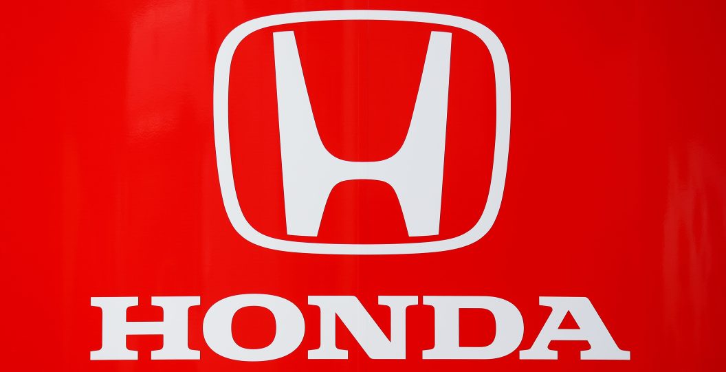 A view of the Honda logo during day two of pre-season testing at the Circuit de Barcelona-Catalunya.