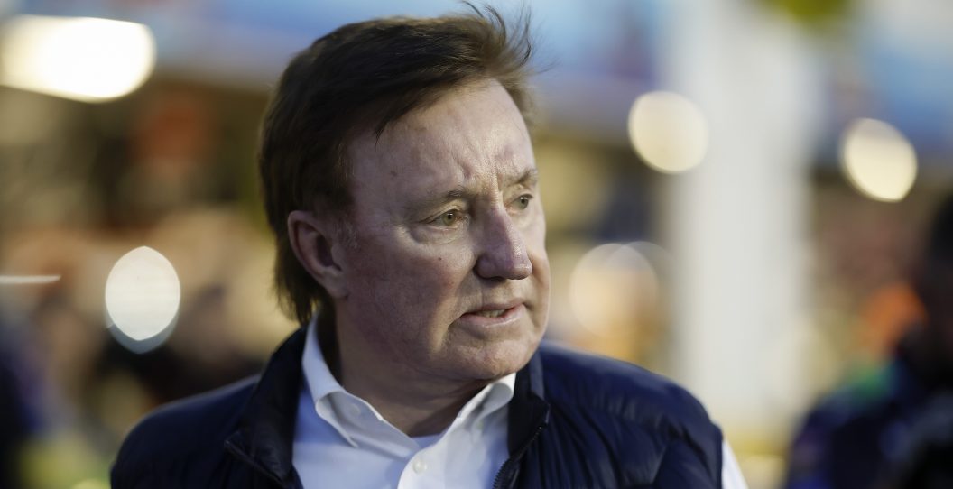 DAYTONA BEACH, FLORIDA - FEBRUARY 16: RCR team owner and NASCAR Hall of Famer, Richard Childress looks on in the garage area during practice for the NASCAR Cup Series Daytona 500 at Daytona International Speedway on February 16, 2024 in Daytona Beach, Florida.