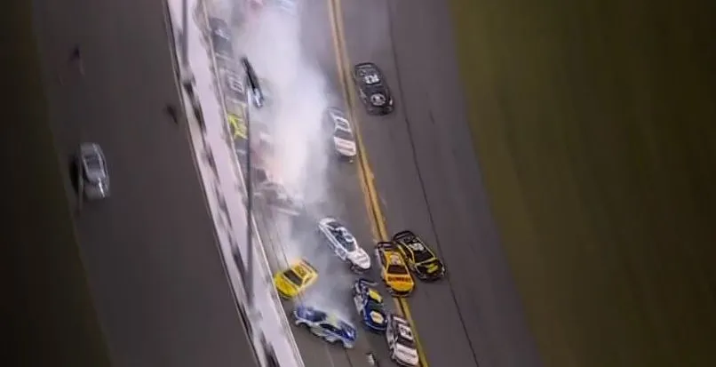 The Big One Takes Out Half the Field Late in Daytona 500