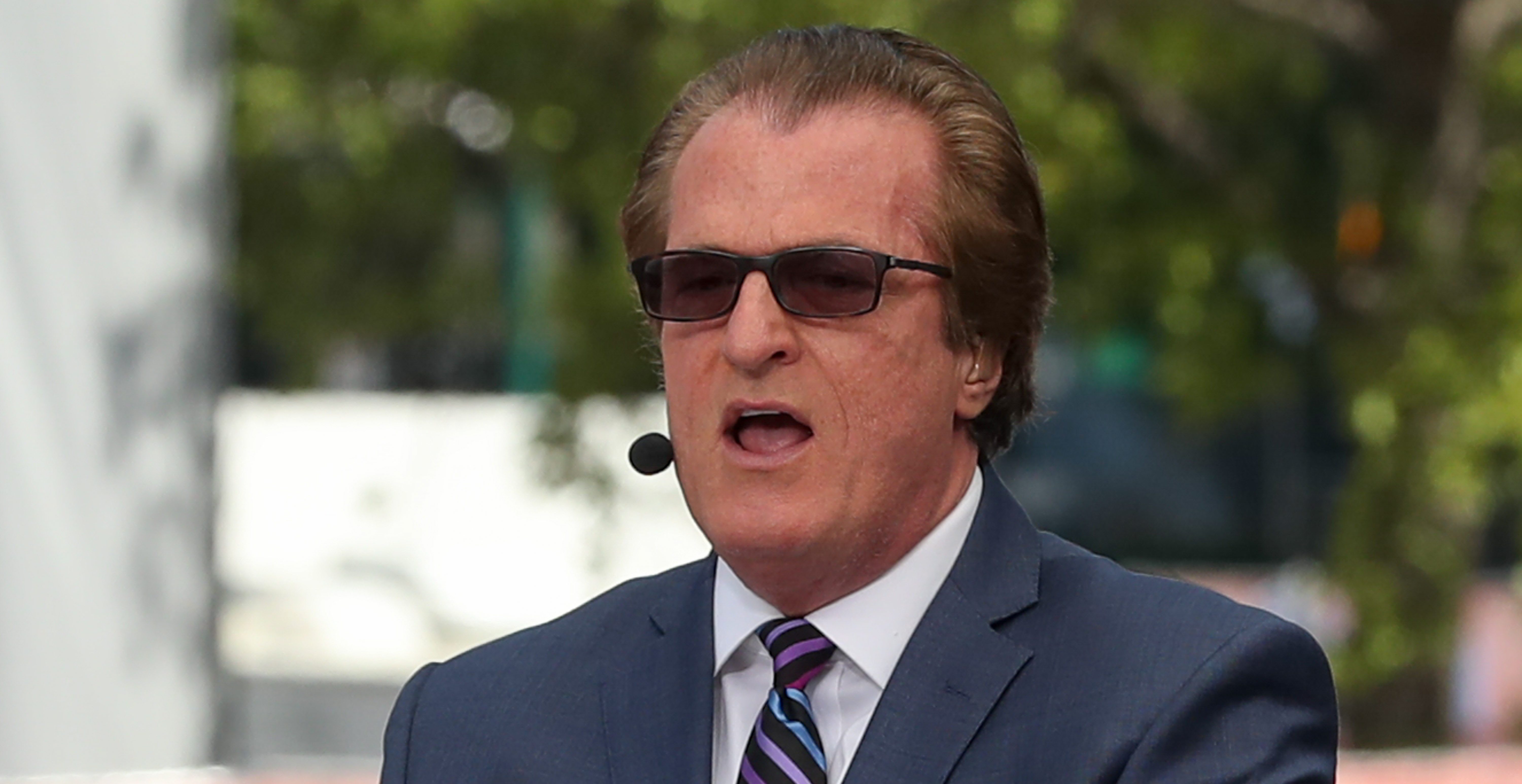 KANSAS CITY, MO - APRIL 29: ESPN draft analyst Mel Kiper Jr. during the third day of the NFL Draft on April 29, 2023 at Union Station in Kansas City, MO.