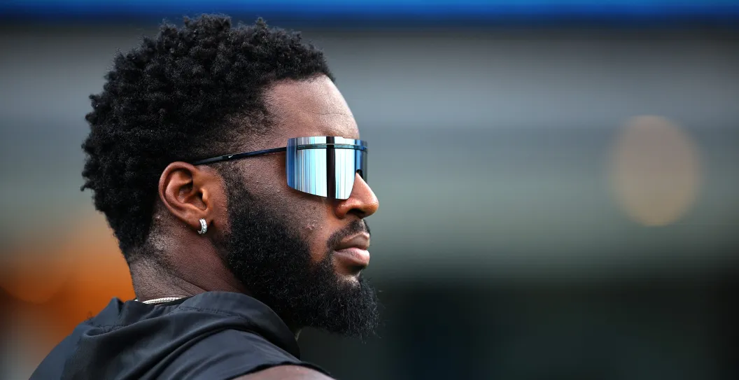 CHARLOTTE, NORTH CAROLINA - AUGUST 25: Brian Burns #0 of the Carolina Panthers looks on prior to a preseason game against the Detroit Lions at Bank of America Stadium on August 25, 2023 in Charlotte, North Carolina.