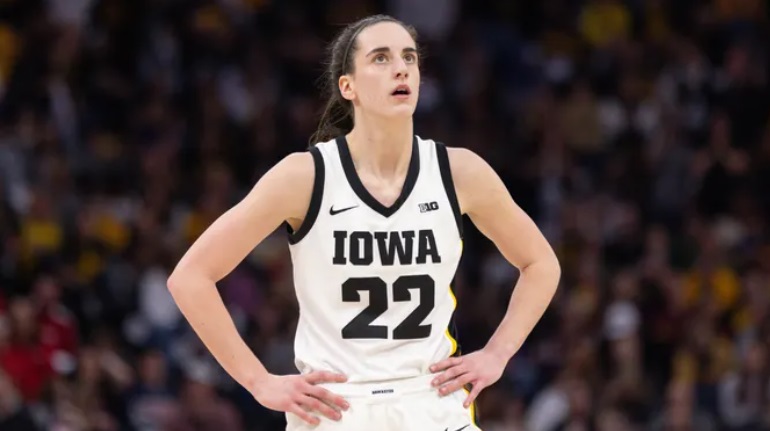 Caitlin Clark and the Iowa Hawkeyes are in the midst of an NCAA tournament run. (Getty)