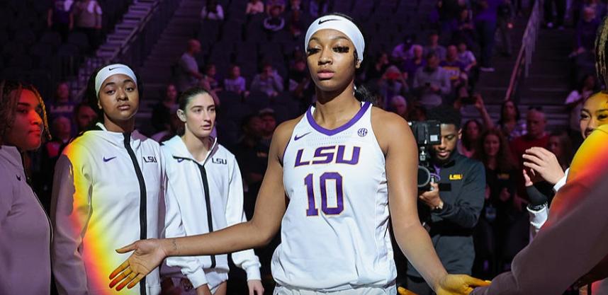 Angel Reese and the LSU Tigers fell short in their bid for an NCAA championship repeat. (Getty)