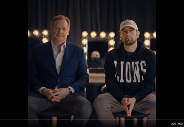 Eminem, Roger Goodell Team Up For NFL Draft Promo