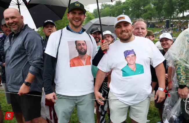 Scottie Scheffler fans, PGA Championship, Golf