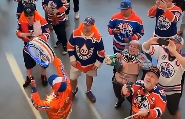 Oilers flasher, NHL