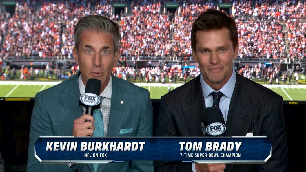 Tom Brady debuts in the broadcasting booth