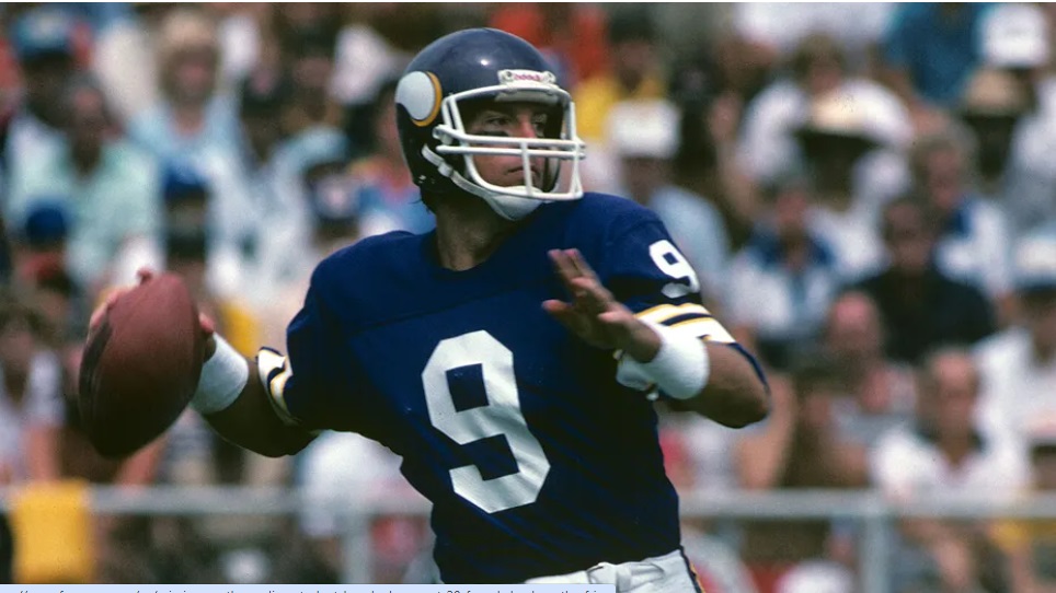 Tommy Kramer, Vikings, NFL