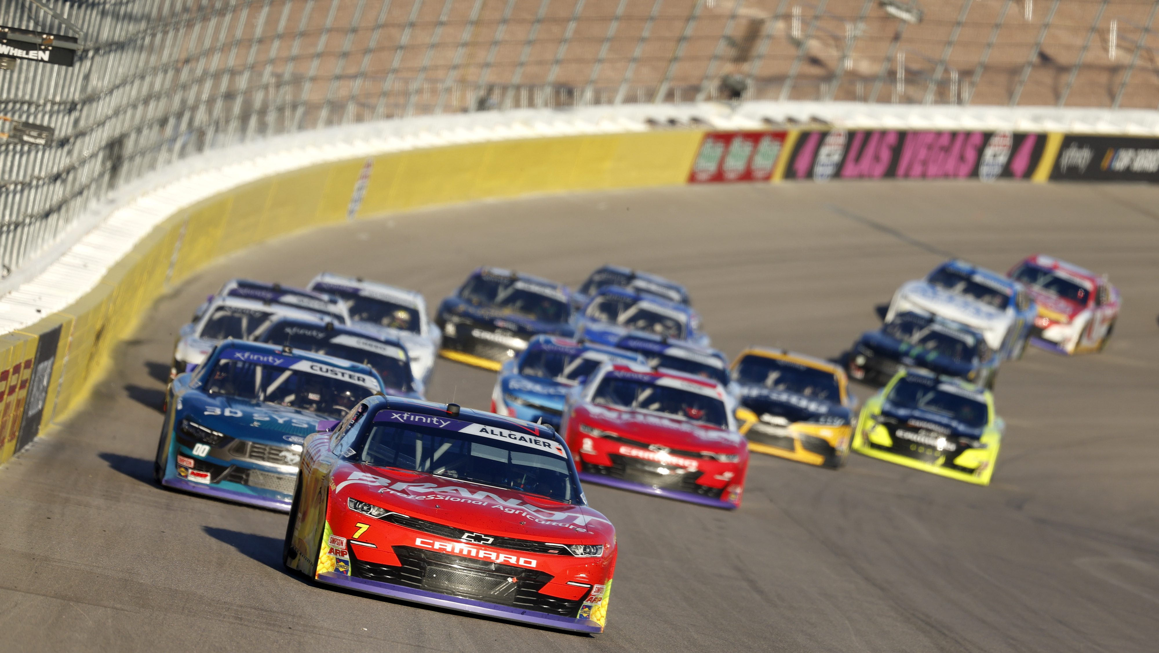 Allgaier capitalizes, Smith struggles in Las Vegas race - FanBuzz