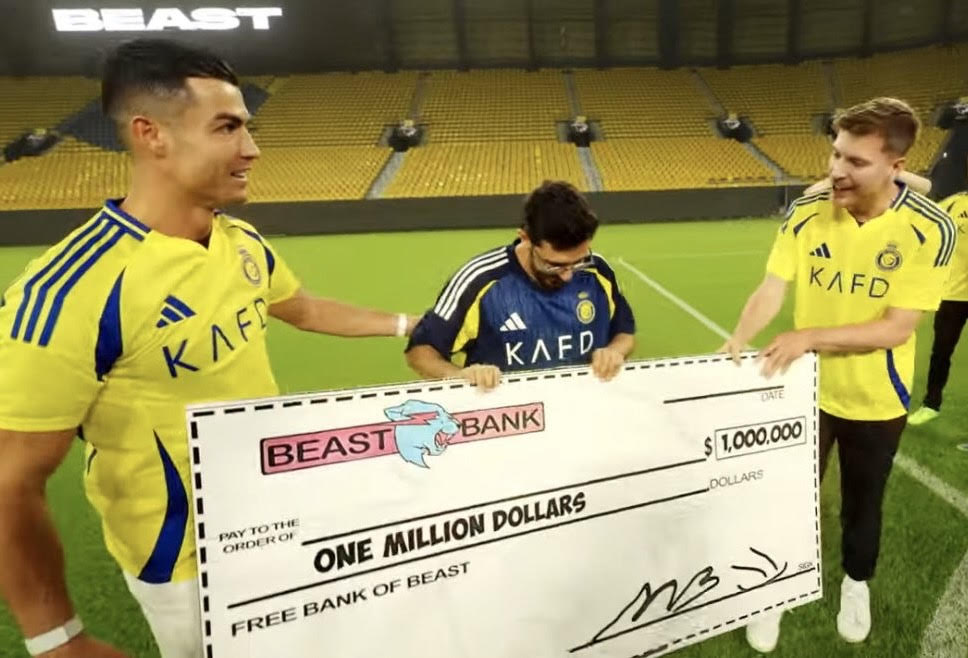 Cristiano Ronaldo Loses Out On 1 Million After Lucky Fan Beats Him In