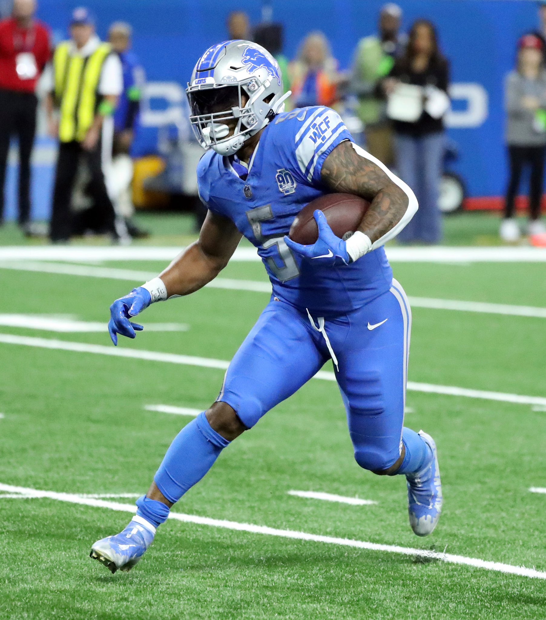 Lions’ David Montgomery Finished Game Vs. Bills With Torn MCL, Will ...