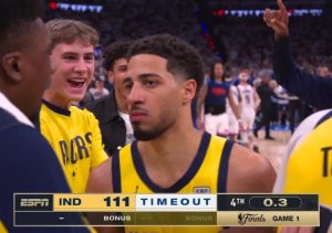 Tyrese Haliburton hits game-winner in Game 1 of 2025 NBA Finals