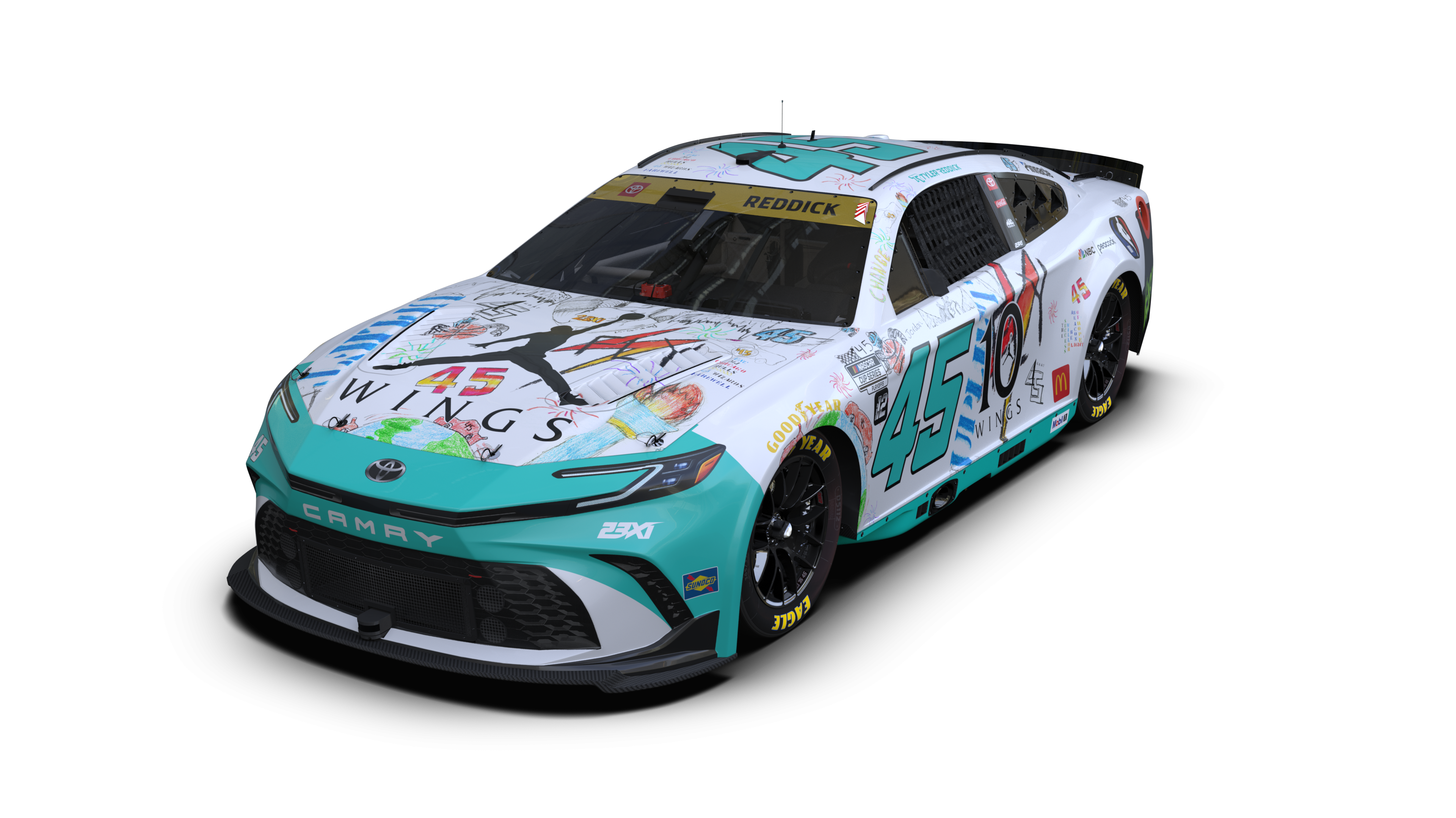 The story behind Tyler Reddick's Jordan Brand Wings scheme - FanBuzz