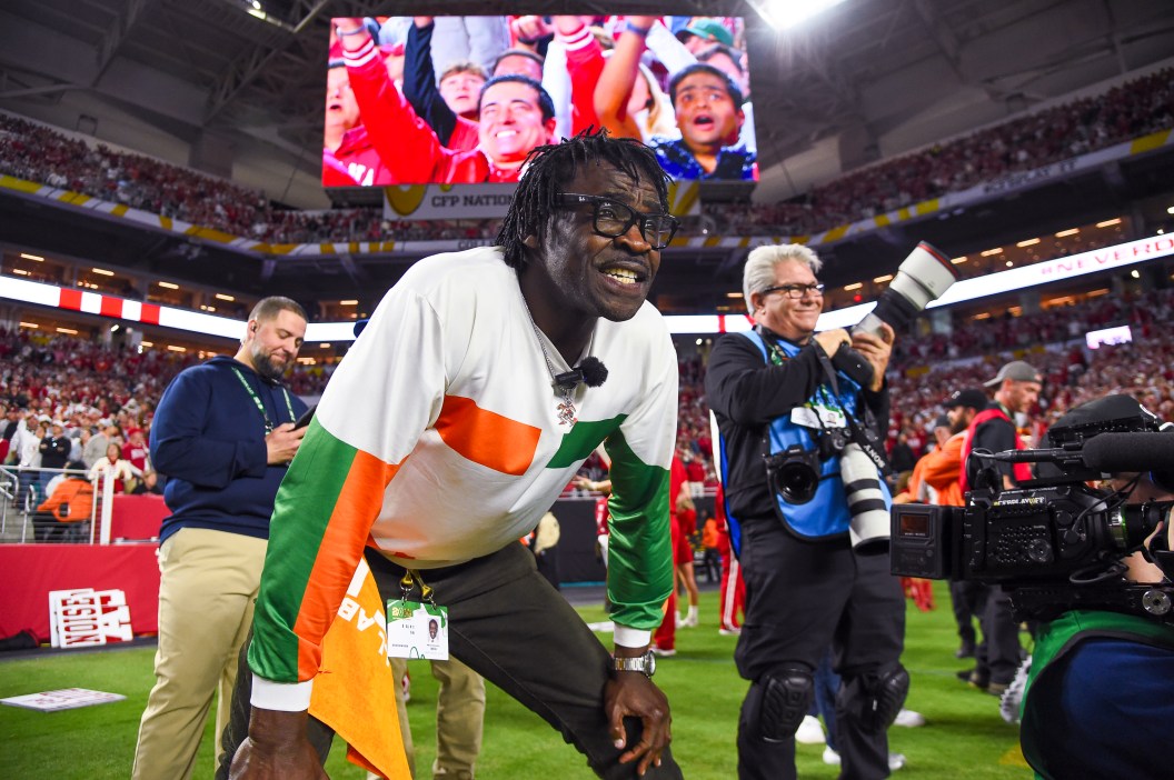 Michael Irvin, Miami, college football