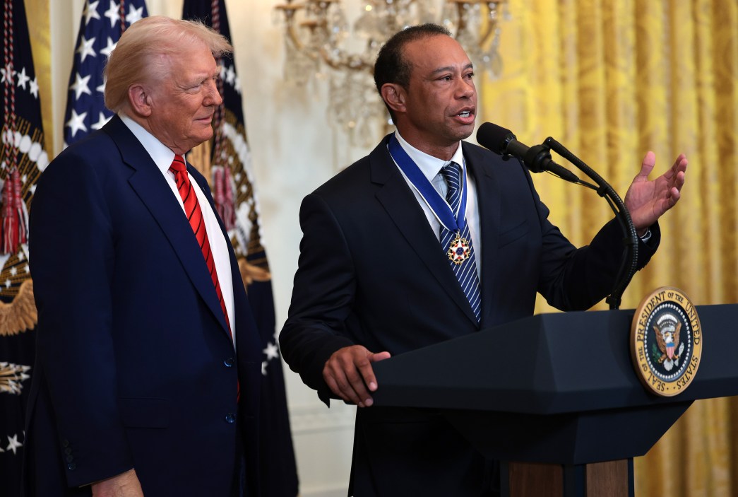 Tiger Woods, Donald Trump, golf