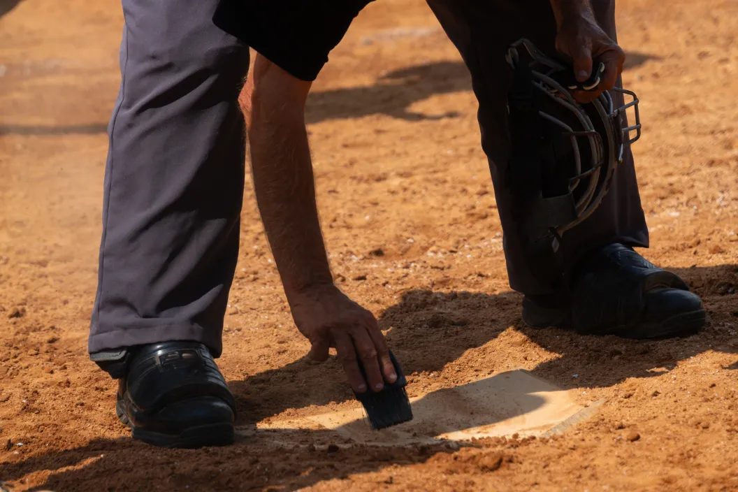 Umpire, teen, baseball