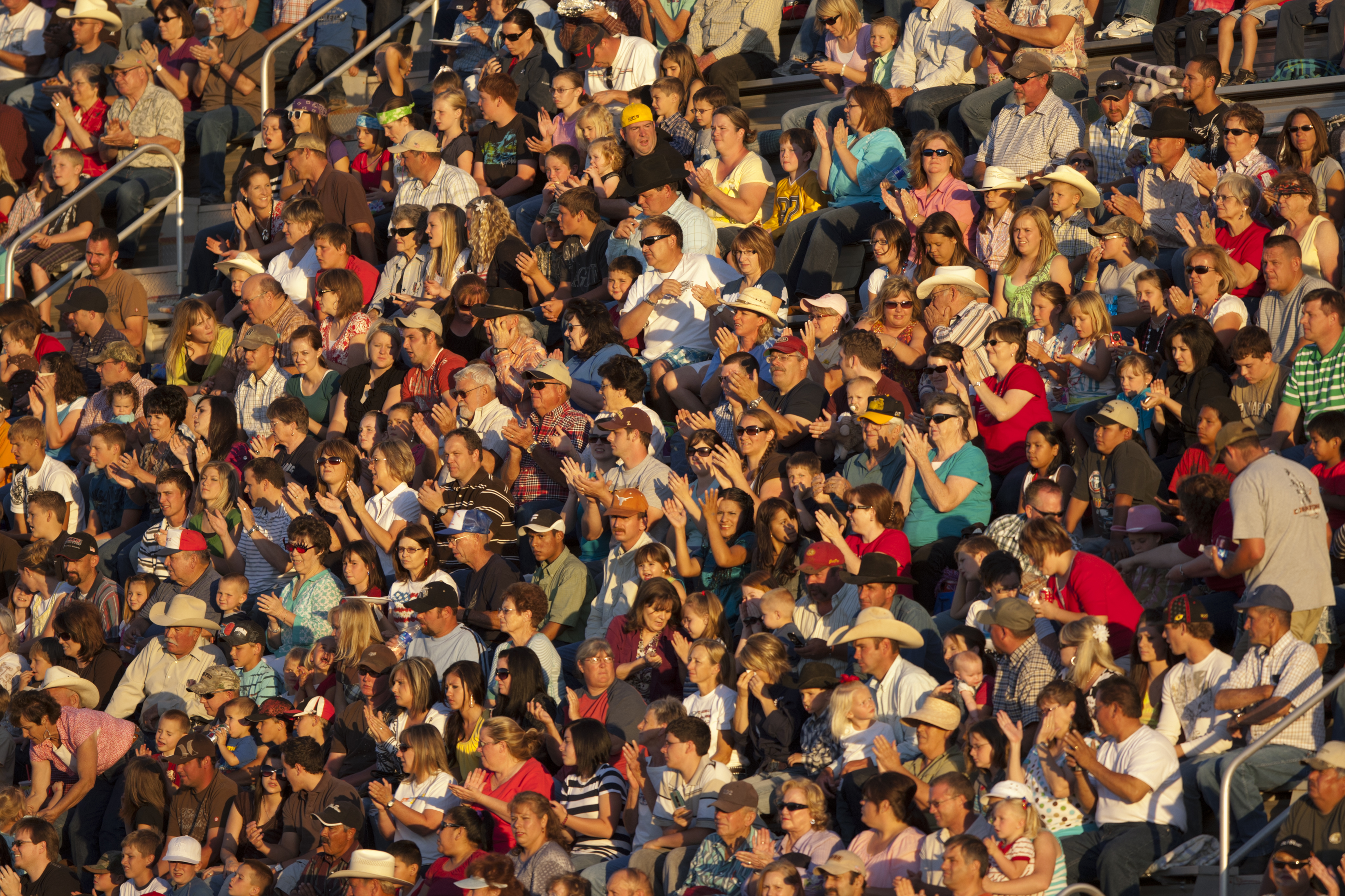 Rodeo crowd