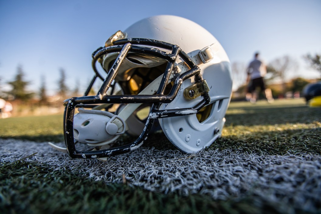 Football, helmet, coach, college
