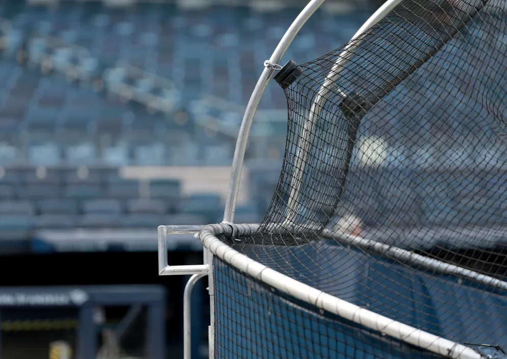 Batting cage, MLB, injured
