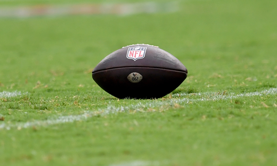 NFL football, ball, logo, Aaron Donald, Rams