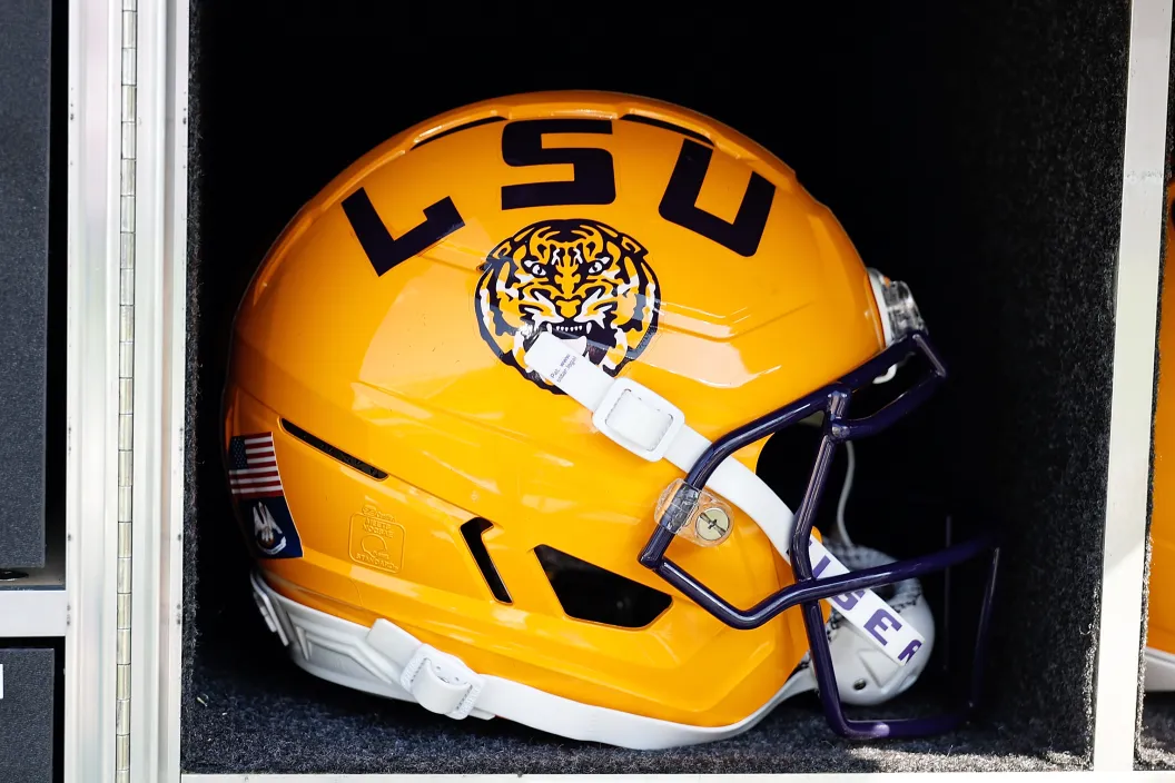LSU, football, helmet